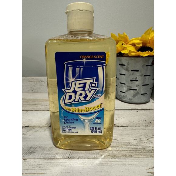 Finish Jet Dry Original Shine Boost Rinse & Drying Agent 8.45oz Orange Scent - Picture 1 of 2